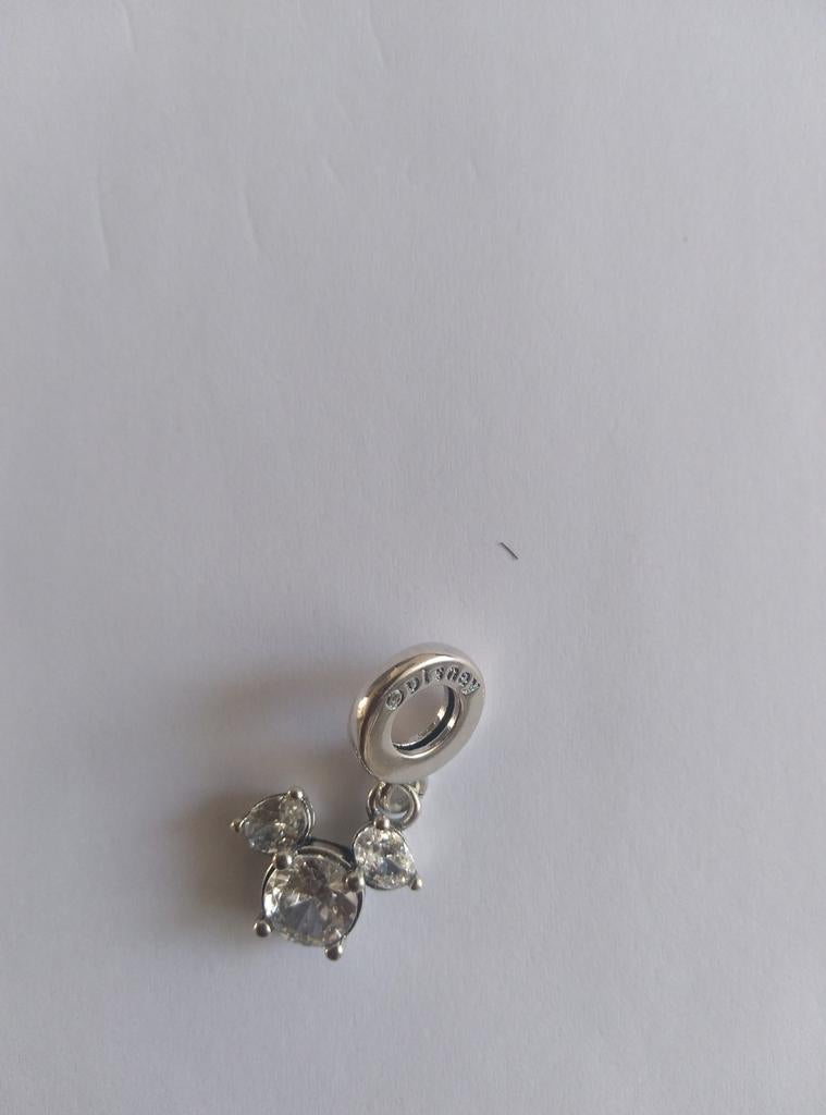 Pandora mickey mouse bedel, Ophalen of Verzenden, Zo goed als nieuw, Zilver, Pandora