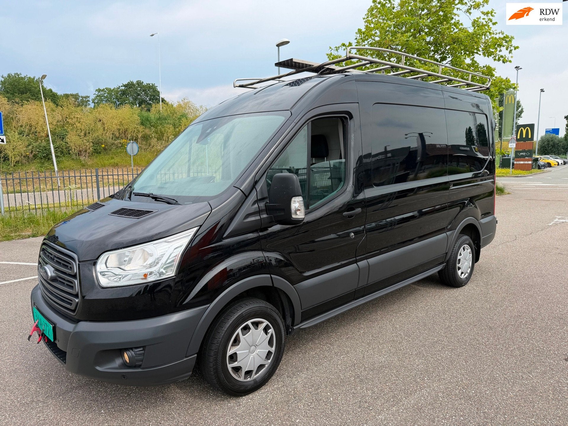 Ford Transit 310 2.0 TDCI L2H2 DC Trend!EURO 6!COOL AIRCO!EL, Voorwielaandrijving, Stof, Zwart, 4 cilinders