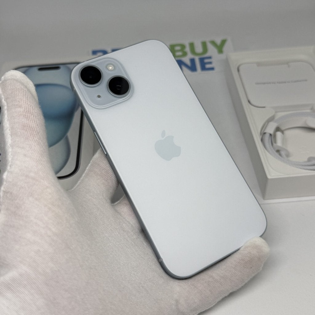 iPhone 15 128GB blauw /ongebruikt + 12 maanden garantie, 128 GB, IPhone 15, Apple, Blauw