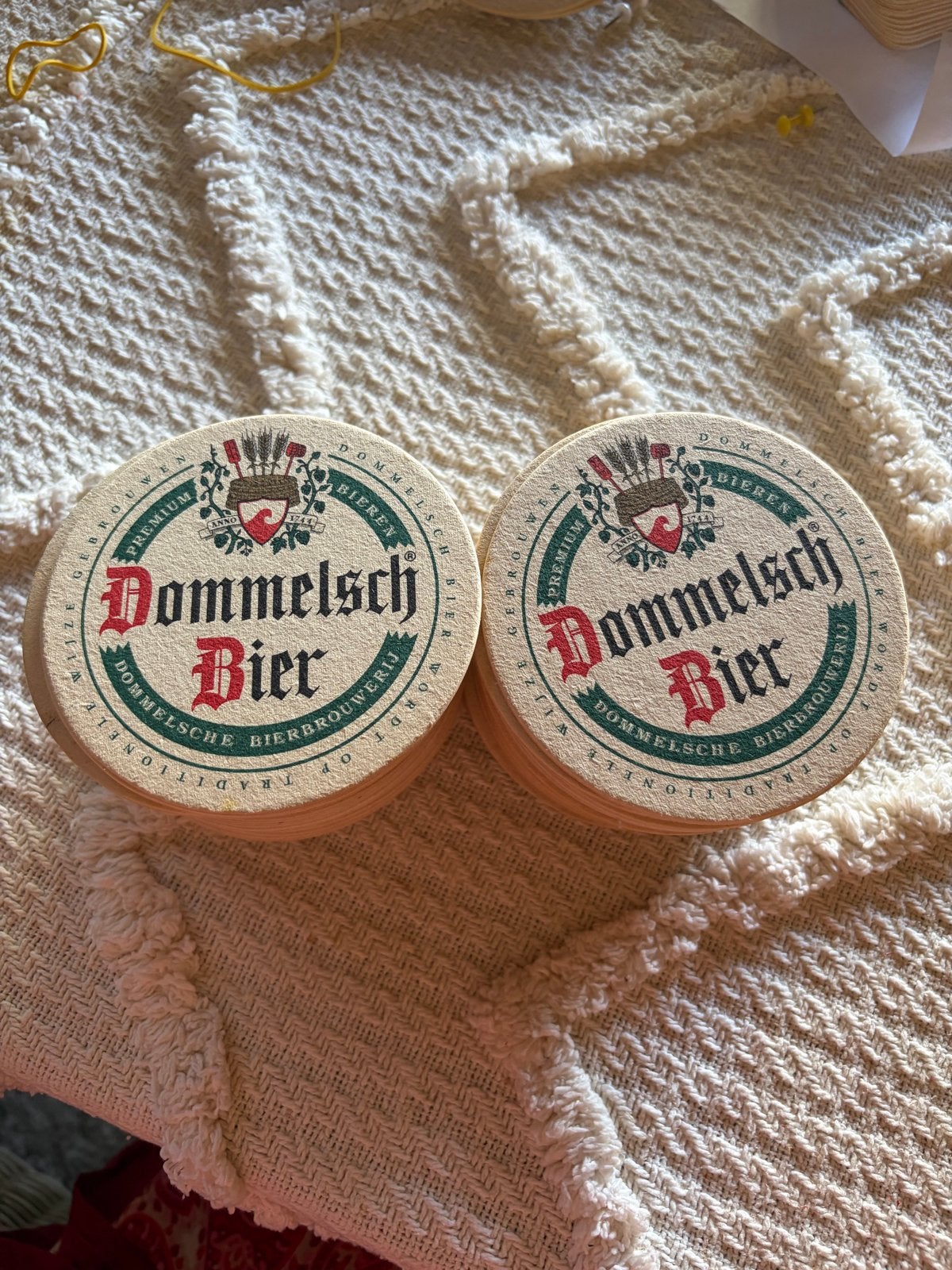 75 Dommelsch Bier Viltjes - Set van 2 stapels, Verzamelen, Biermerken, Ophalen of Verzenden, Nieuw, Viltje(s), Dommelsch