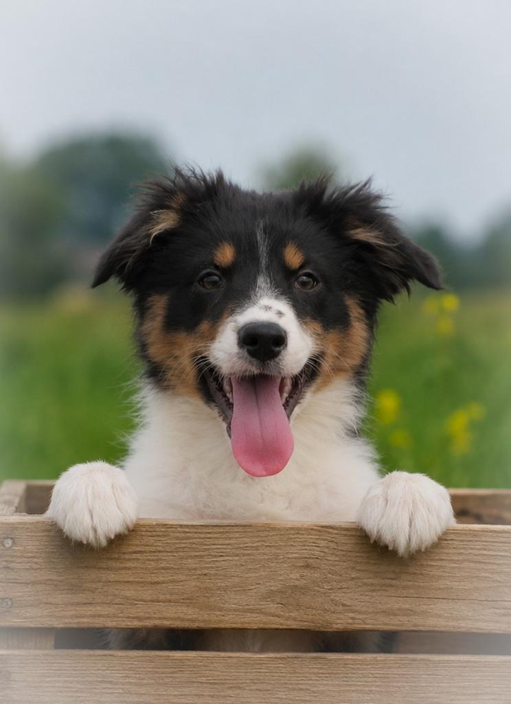 Enthousiaste Australian Shepherd x Border Collie pups, Dieren en Toebehoren, Honden | Herdershonden en Veedrijvers, Parvo, Overige rassen