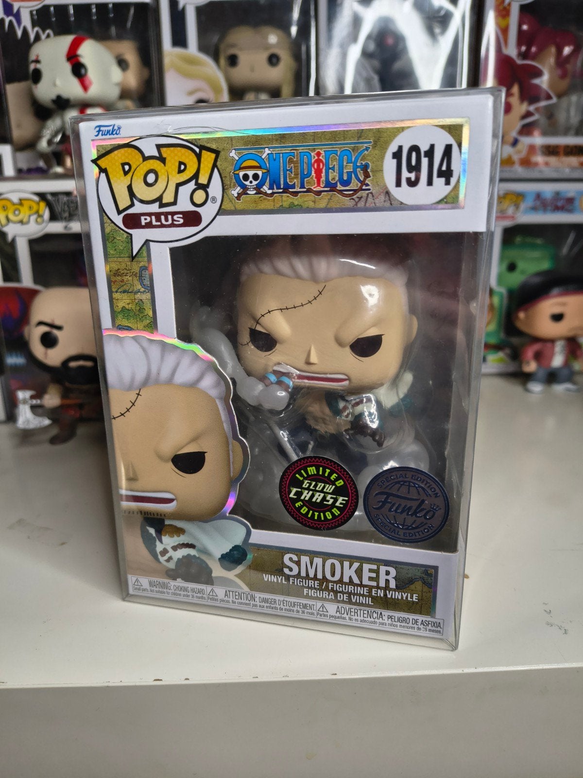 Funko Pop! One Piece Smoker 1914 Limited Chase Edition, Ophalen of Verzenden, Zo goed als nieuw