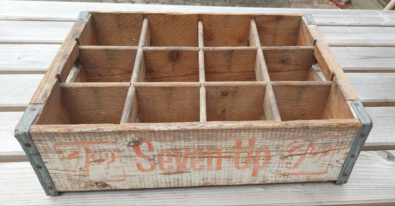 Vintage Houten 7UP Krat (1968) – Origineel, Ophalen