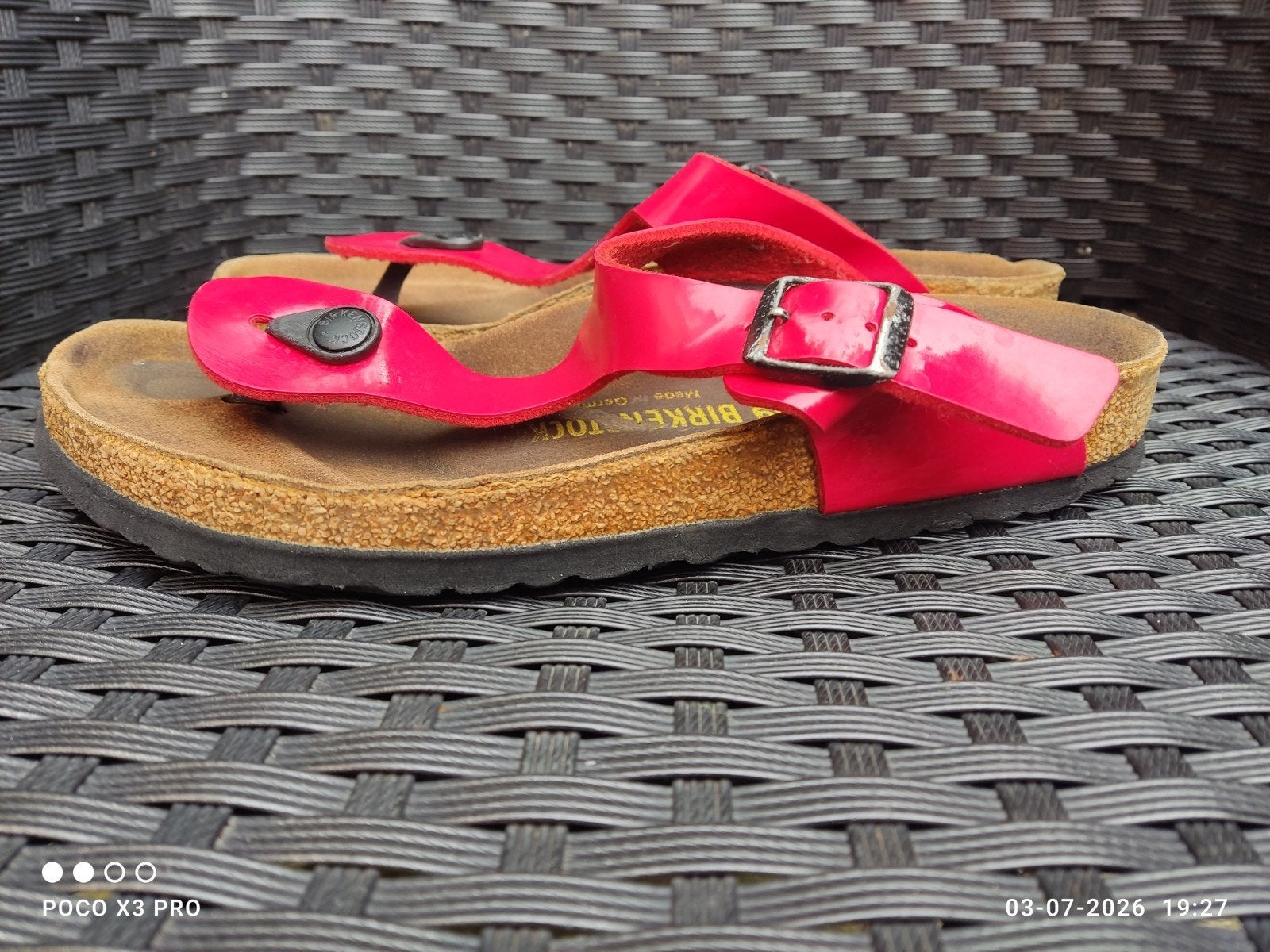 Birkenstock  Slippers  Maat 39  Rood, Ophalen, Gedragen, Rood, Birkenstock