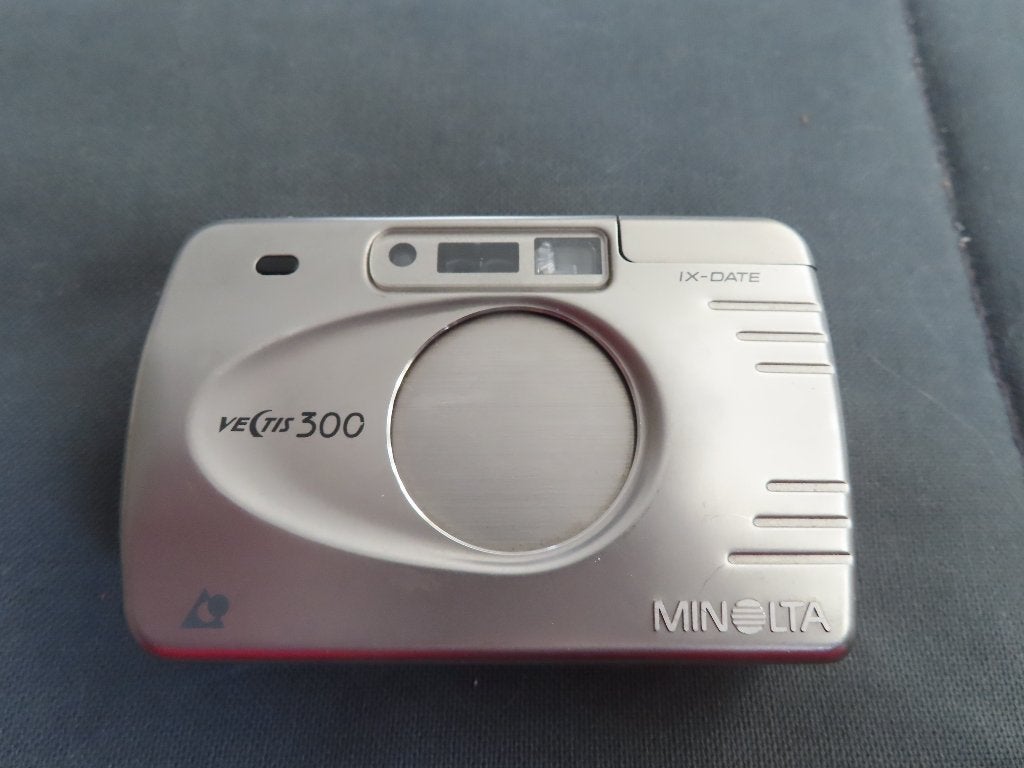 Minolta Vectis 300 camera, Ophalen of Verzenden, Gebruikt, Spiegelreflex, Overige Merken