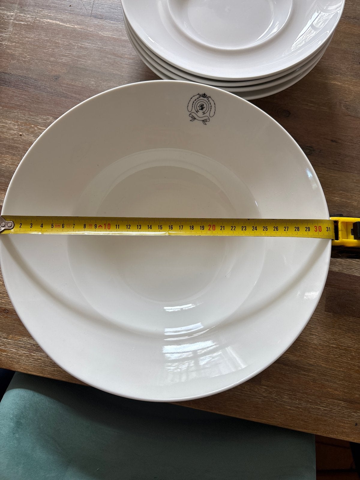 Rivièra Maison schaal en 4 pastaborden - perfecte staat, Huis en Inrichting, Keuken | Servies, Ophalen, Overige merken, Keramiek