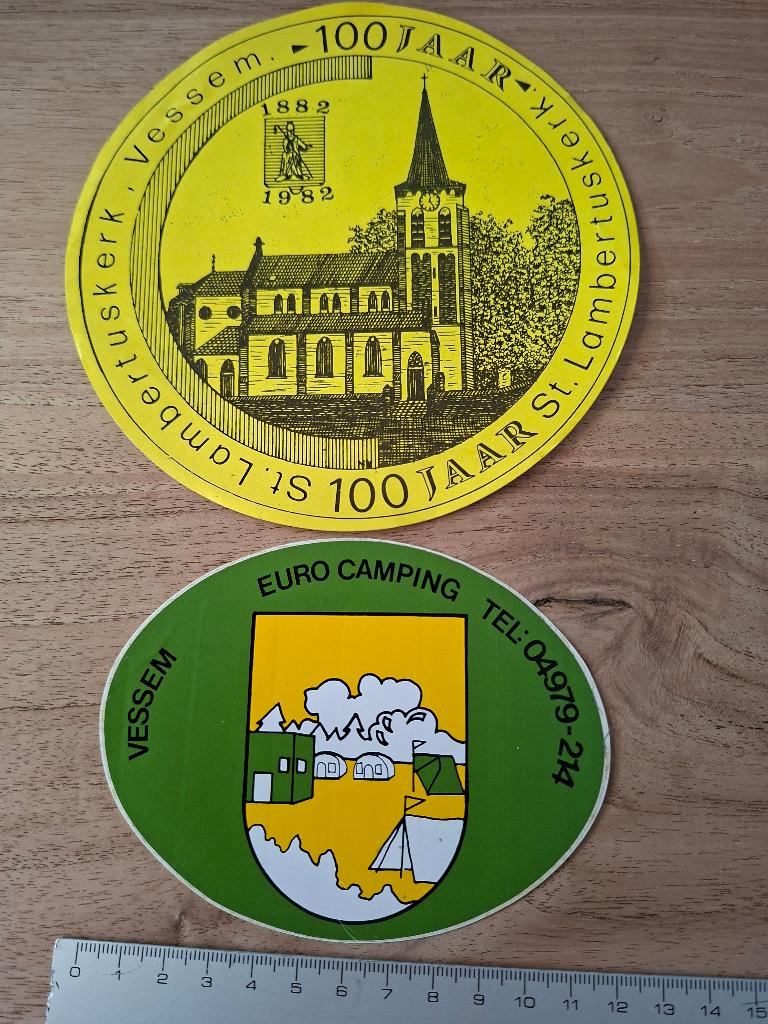 Stickers Vessem, Ophalen of Verzenden, Zo goed als nieuw, Overige typen