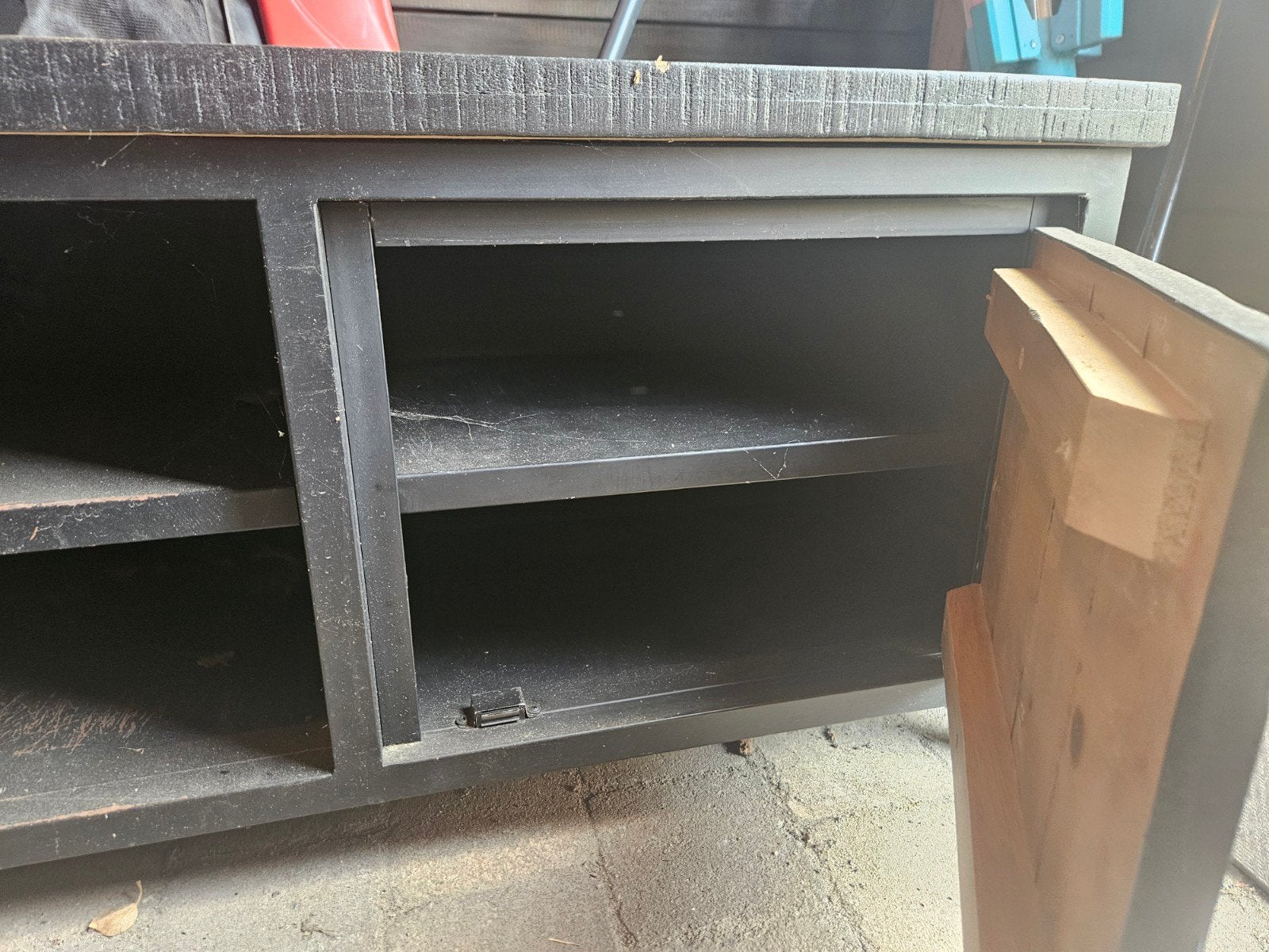 mango houten tv kast, Ophalen, 25 tot 50 cm, Minder dan 100 cm