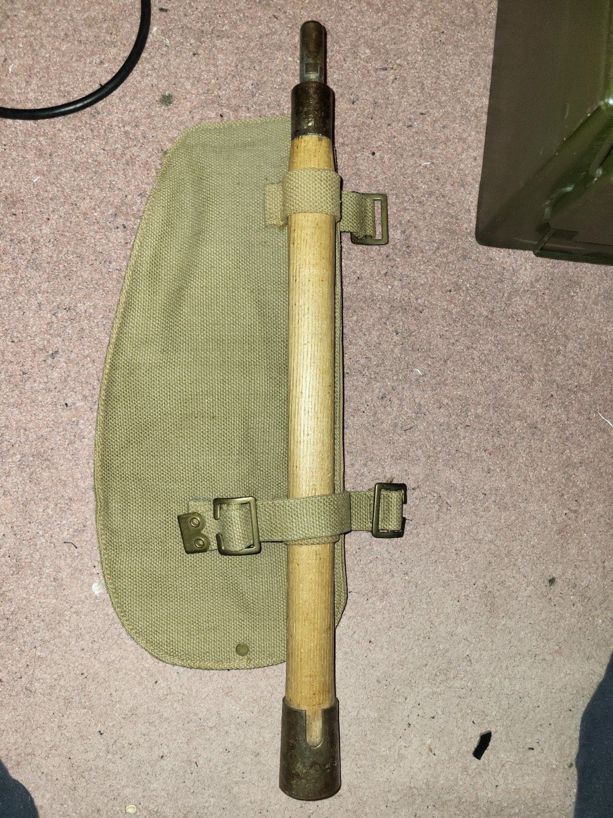 Originele Britse Entrenching Tool WOII - 1944 Gestempeld, Verzamelen, Ophalen of Verzenden, Landmacht, Engeland, Overige typen