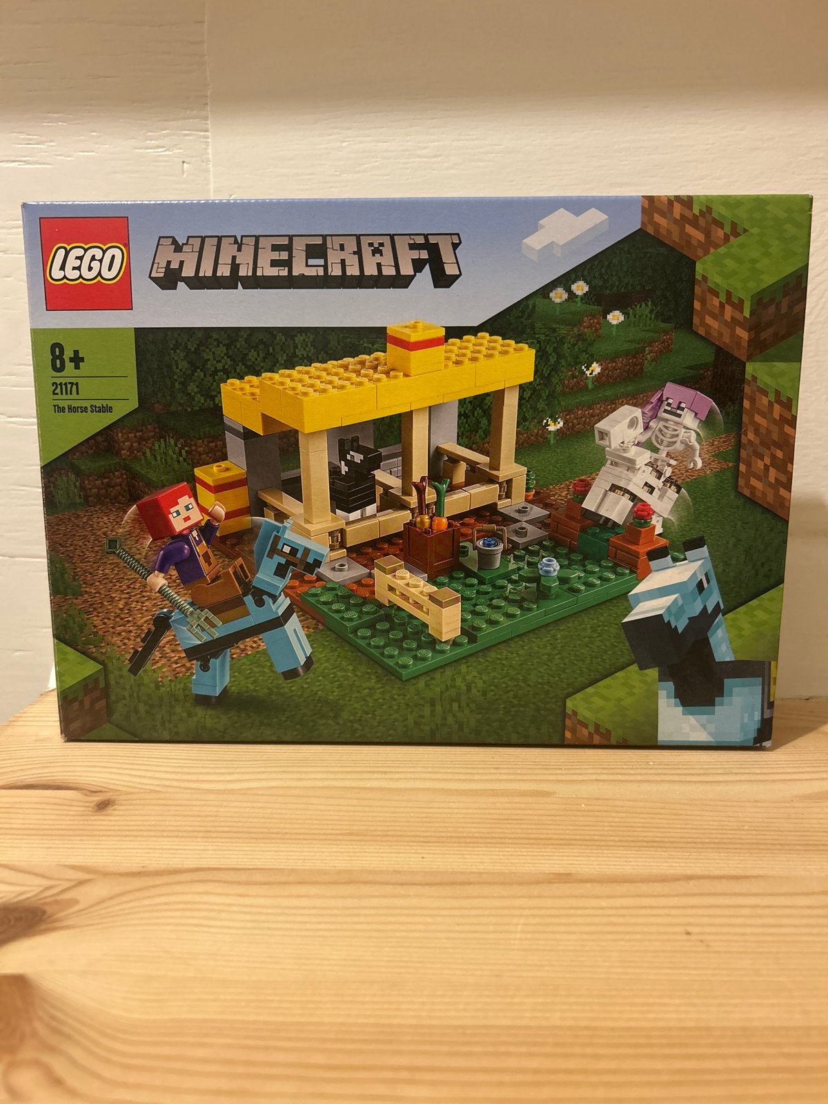 LEGO Minecraft 21171 De Paardenstal - Compleet met doos, Ophalen, Minecraft, Lego, Zo goed als nieuw