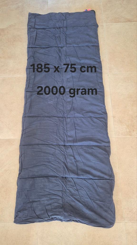 Polydaun Slaapzakken - Katoen - 185x75 cm, 2000 gram, Ophalen of Verzenden, Gebruikt