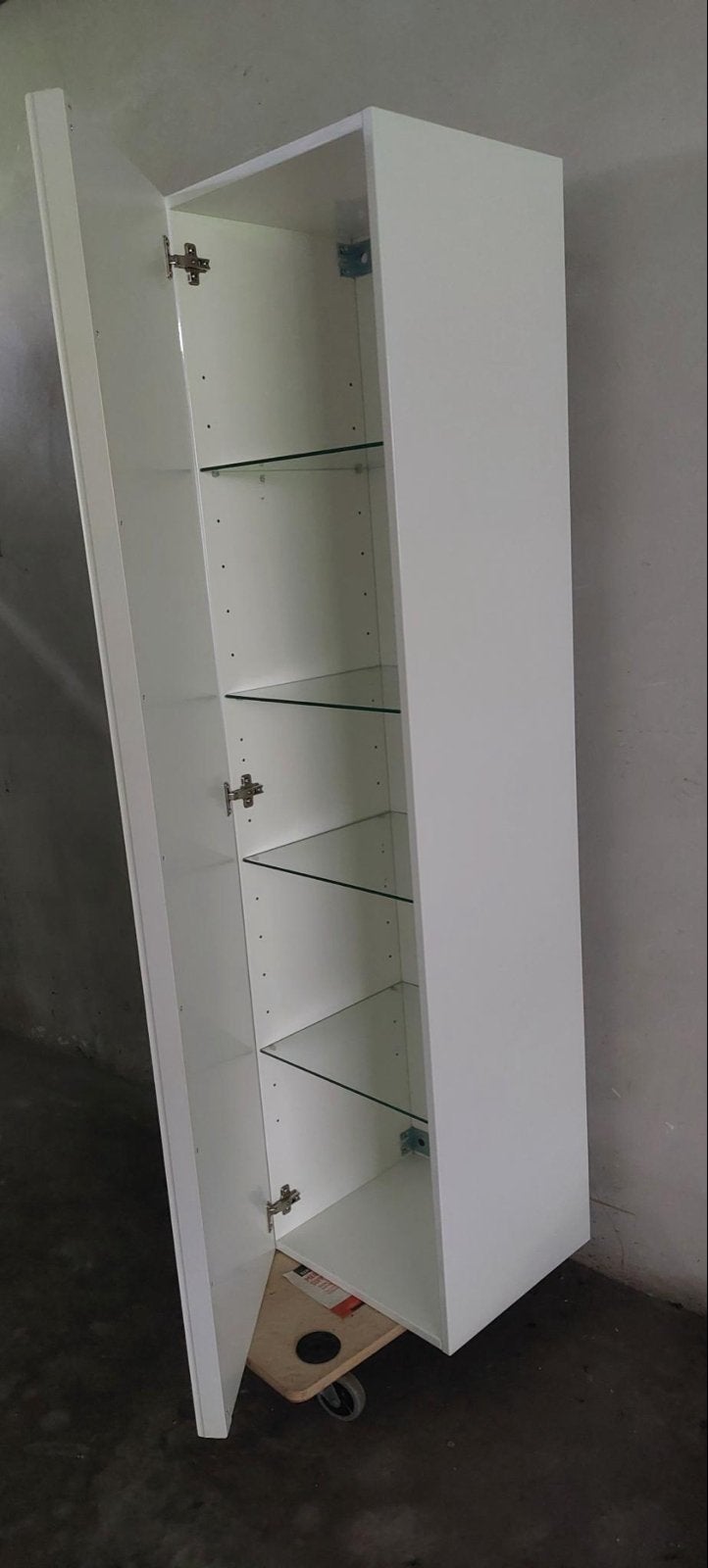 IKEA GODMORGON Hang-wand badkamerkast B:40 D:37 H:194 cm, Ophalen, (Half)hoge kast, Minder dan 50 cm, Gebruikt