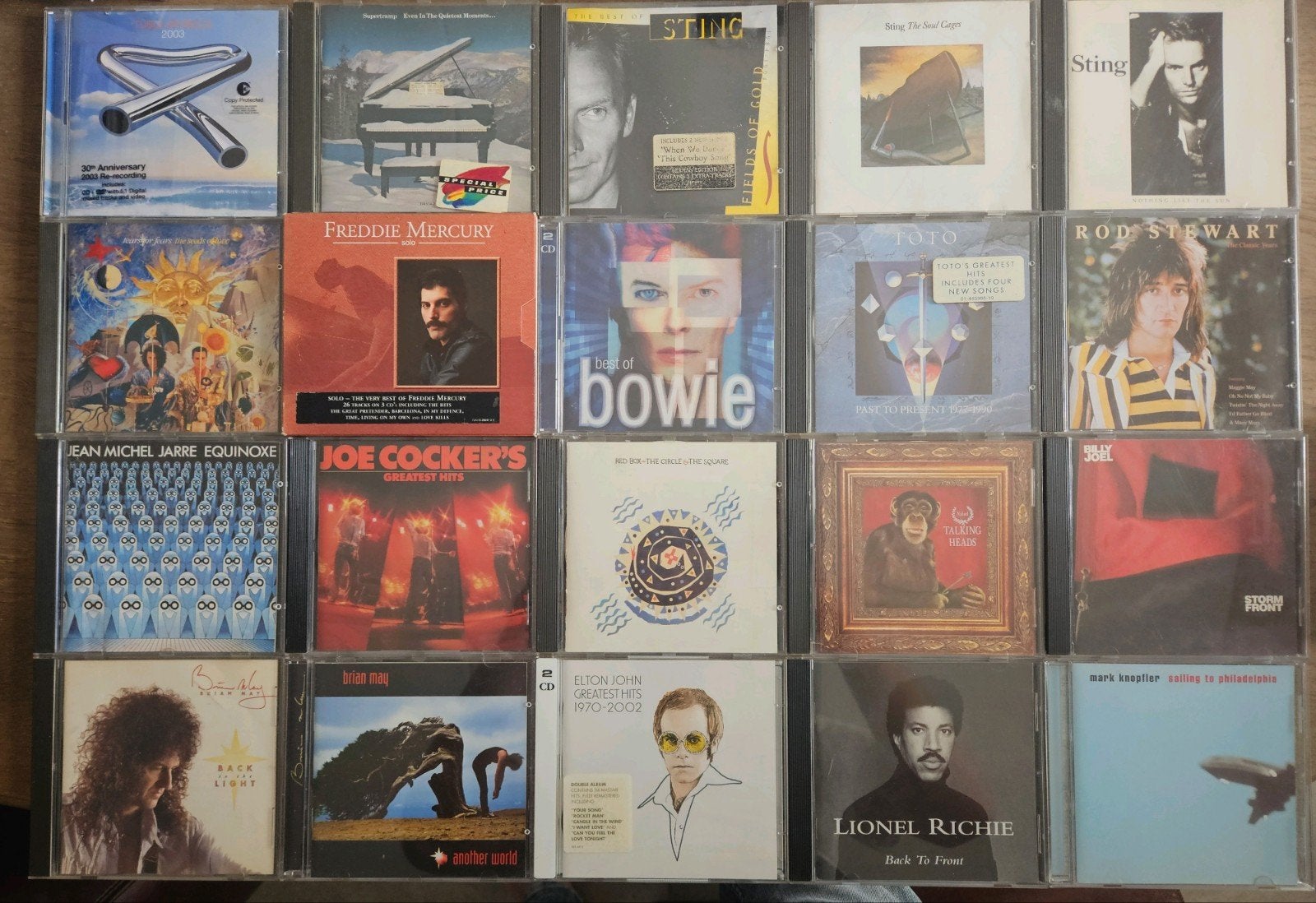 CD's - Pop 80s: Sting, Supertramp, Elton John, Bowie etc, Gebruikt, Pop, Ophalen of Verzenden, Inclusief doosje