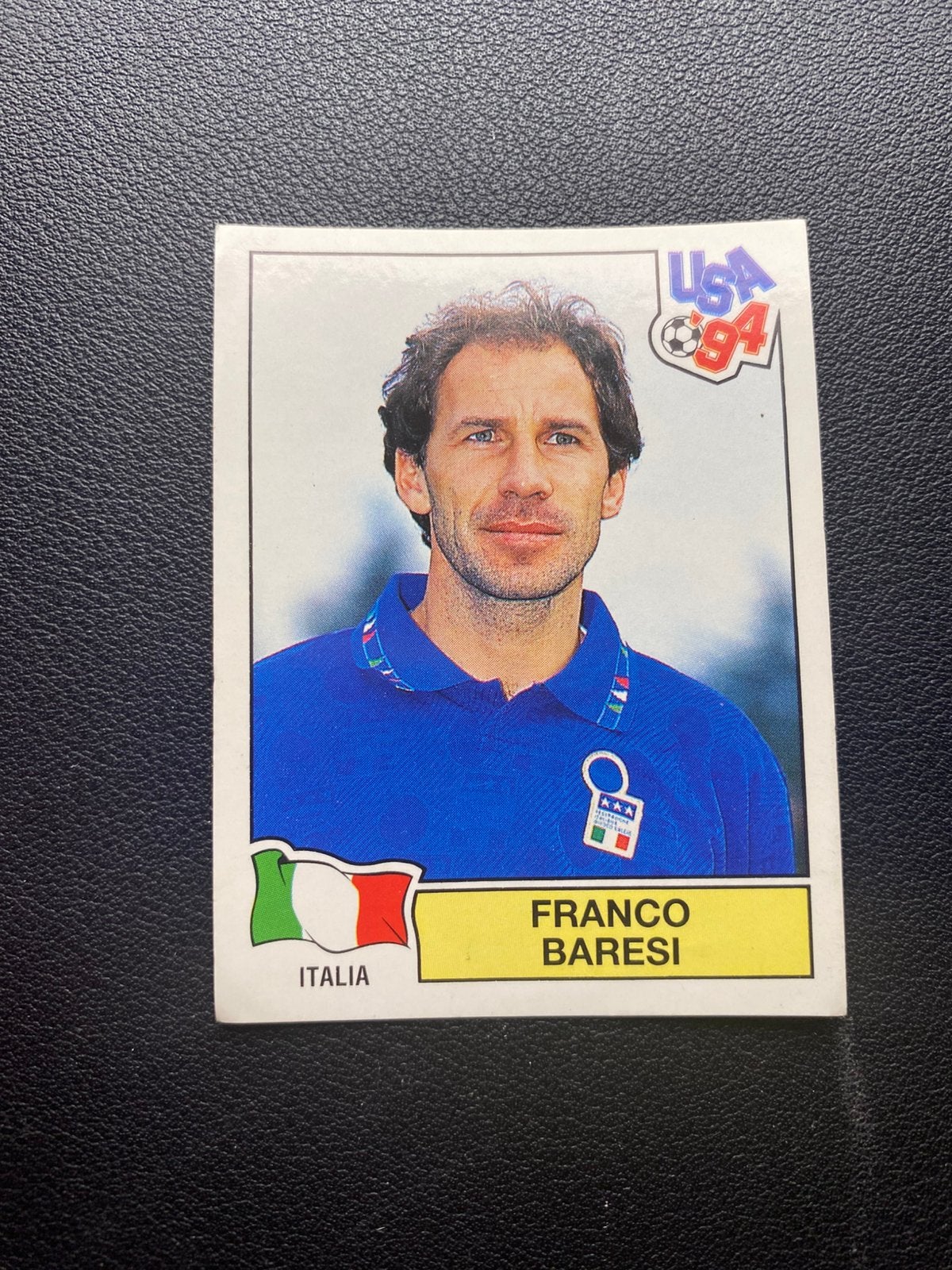 Franco Baresi - Italië - Panini WK 1994, Verzamelen, Sportartikelen en Voetbal, Ophalen of Verzenden, Zo goed als nieuw, Buitenlandse clubs