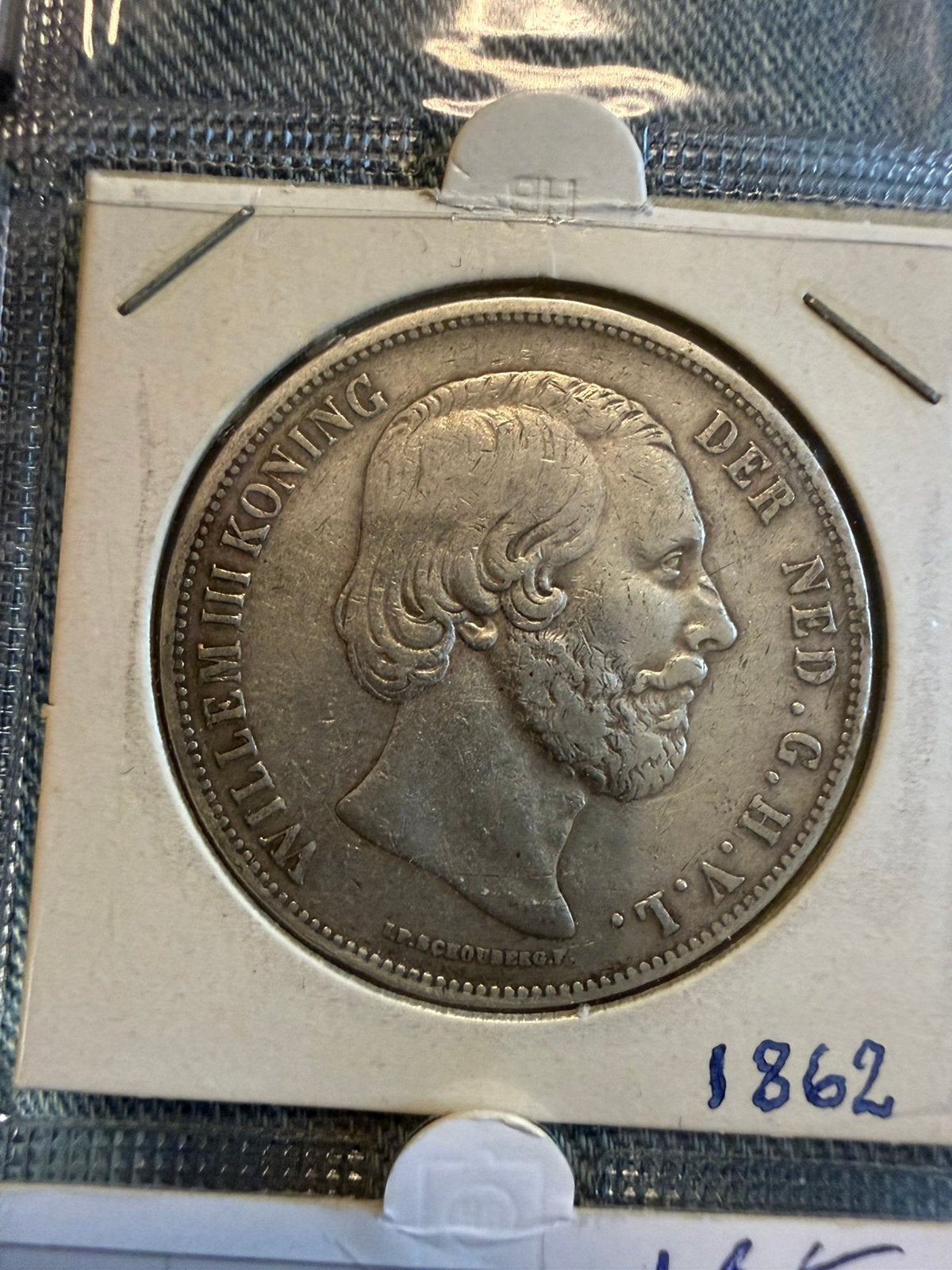 Willem III 1862 rijksdaalder, Postzegels en Munten, Munten | Nederland, Koning Willem III, Zilver, Ophalen of Verzenden, Losse munt