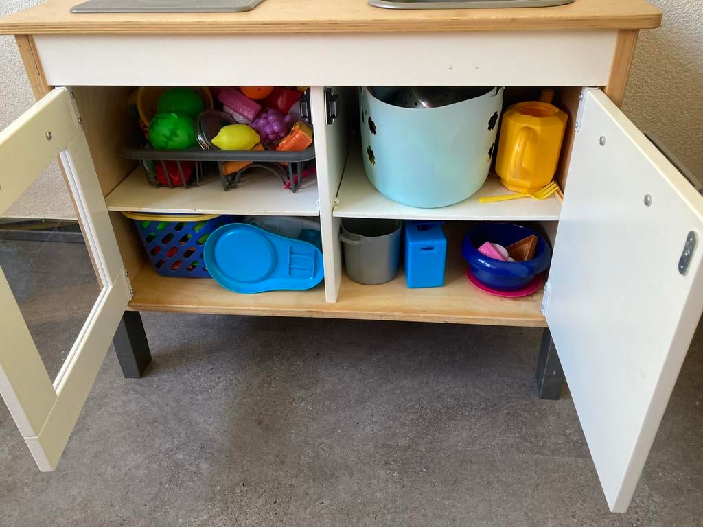IKEA Duktig Speelkeuken met accessoires, Ophalen of Verzenden, Zo goed als nieuw, Hout, Speelkeuken