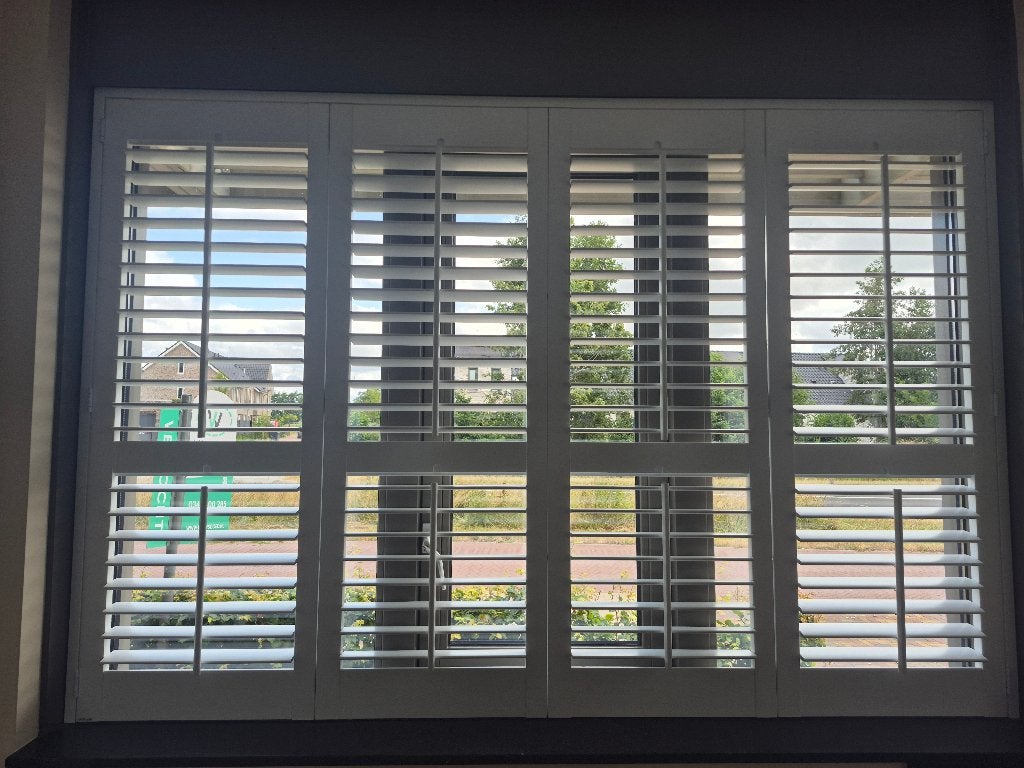 Shutters, Ophalen, Wit, 203 cm, Zo goed als nieuw