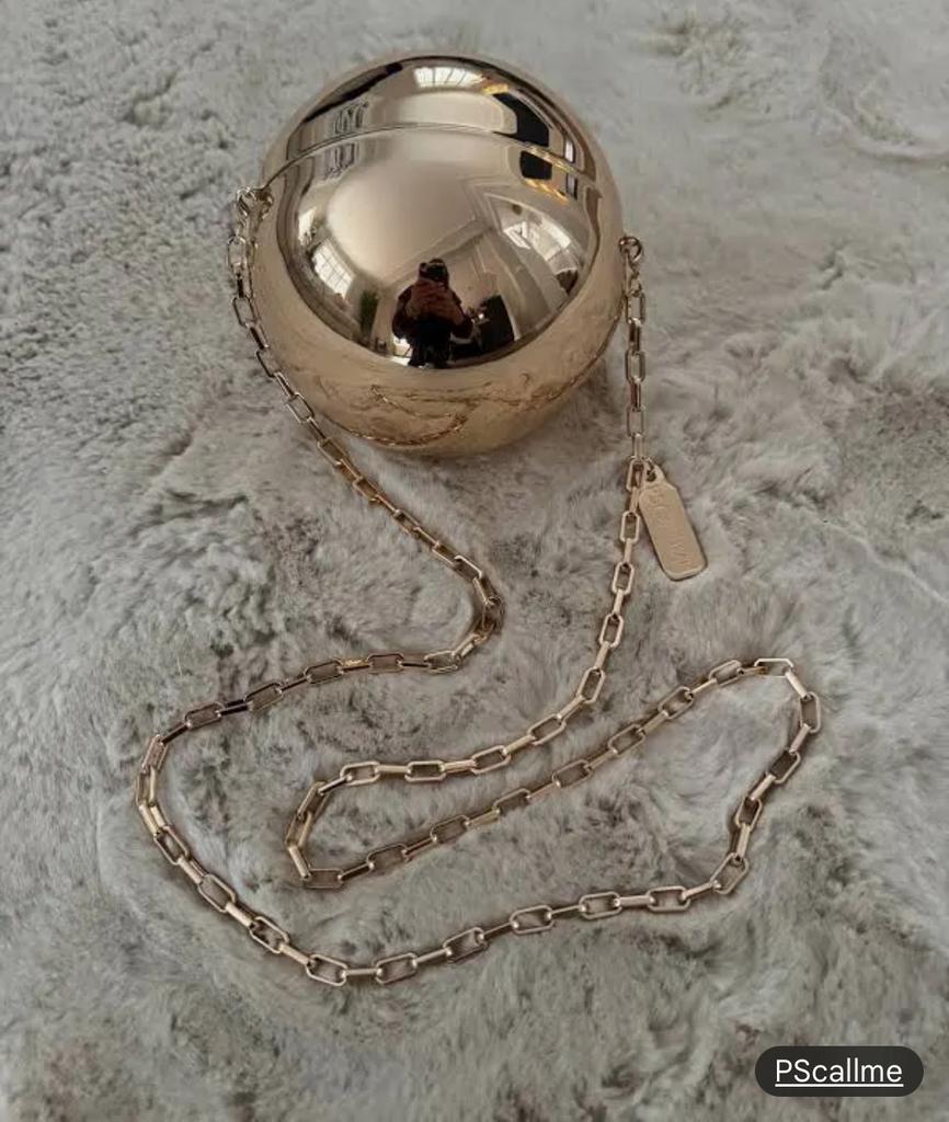 PScallme bag handtas PScallme goud, Sieraden, Tassen en Uiterlijk, Ophalen of Verzenden, Zo goed als nieuw, Goud, Overige materialen