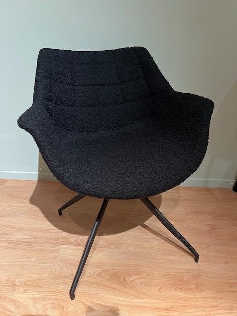 Zuiver stoel, Huis en Inrichting, Stoelen, Ophalen, Gebruikt, Zwart, Stof