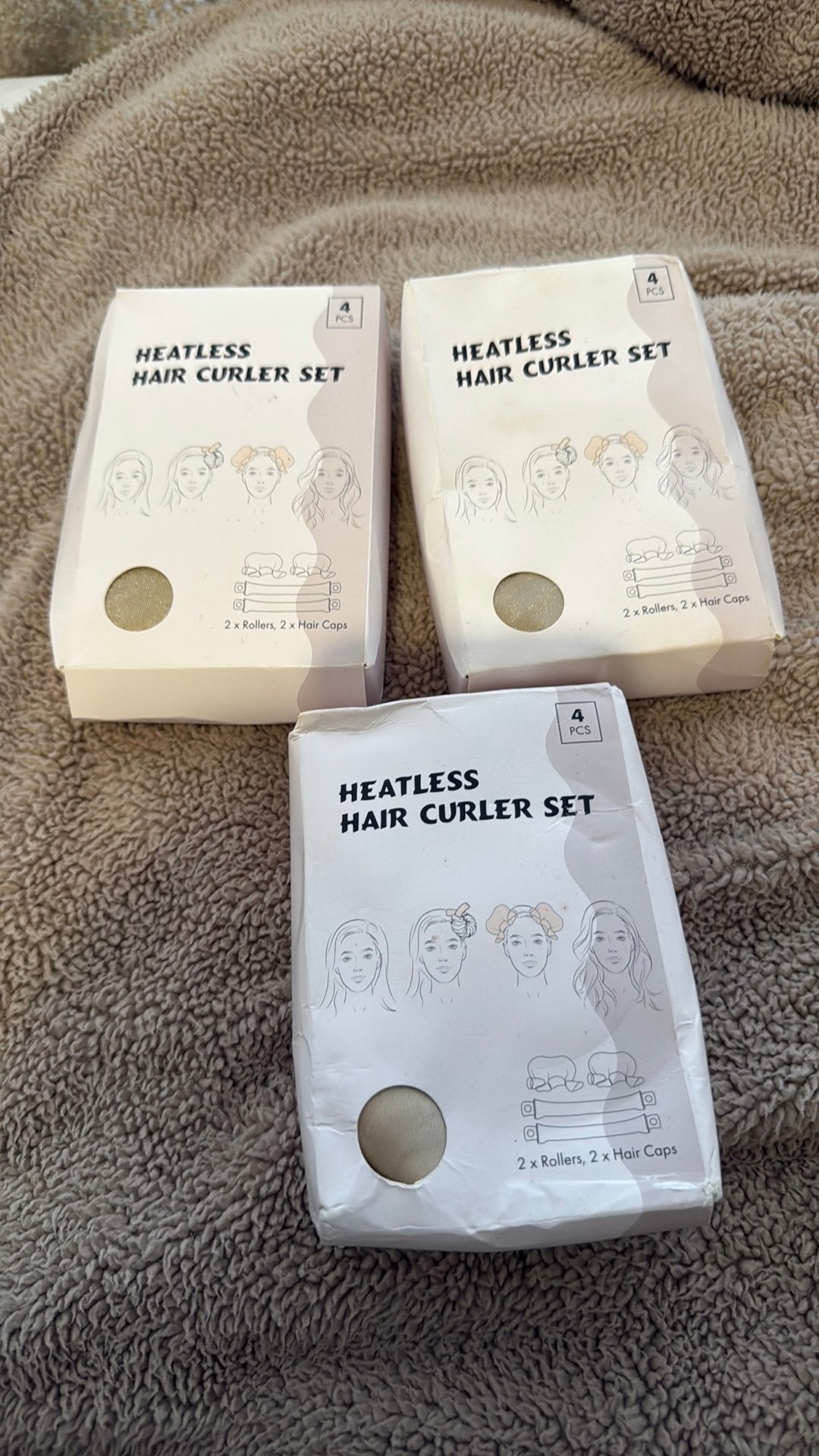 Heatless hair kruller set, Sieraden, Tassen en Uiterlijk, Uiterlijk | Haarverzorging, Ophalen, Zo goed als nieuw, Pruik of Haarverlenging
