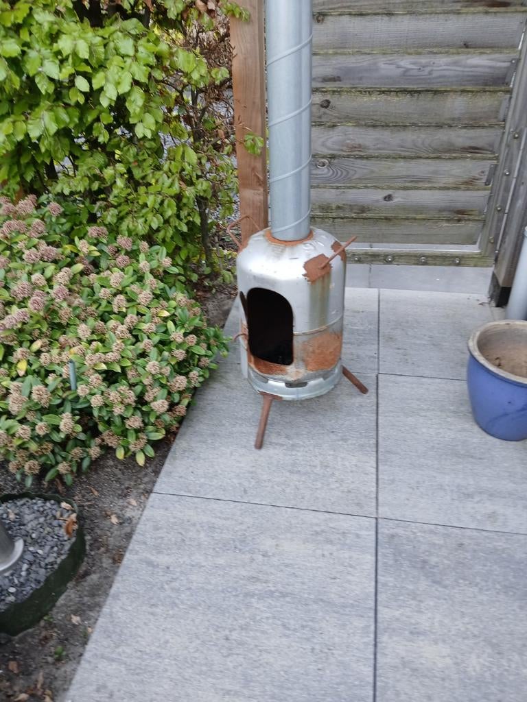 Buitenhaard / Terrashaard van gasfles, Tuin en Terras, Ophalen, Gebruikt