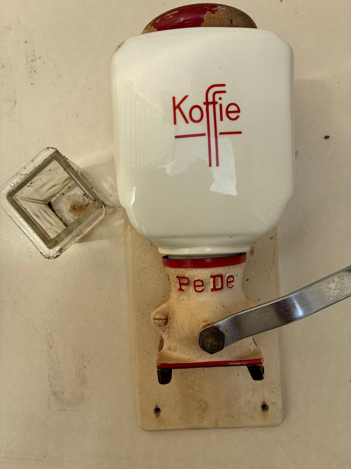 Vintage PeDe wand koffiemolen nr8, Ophalen of Verzenden