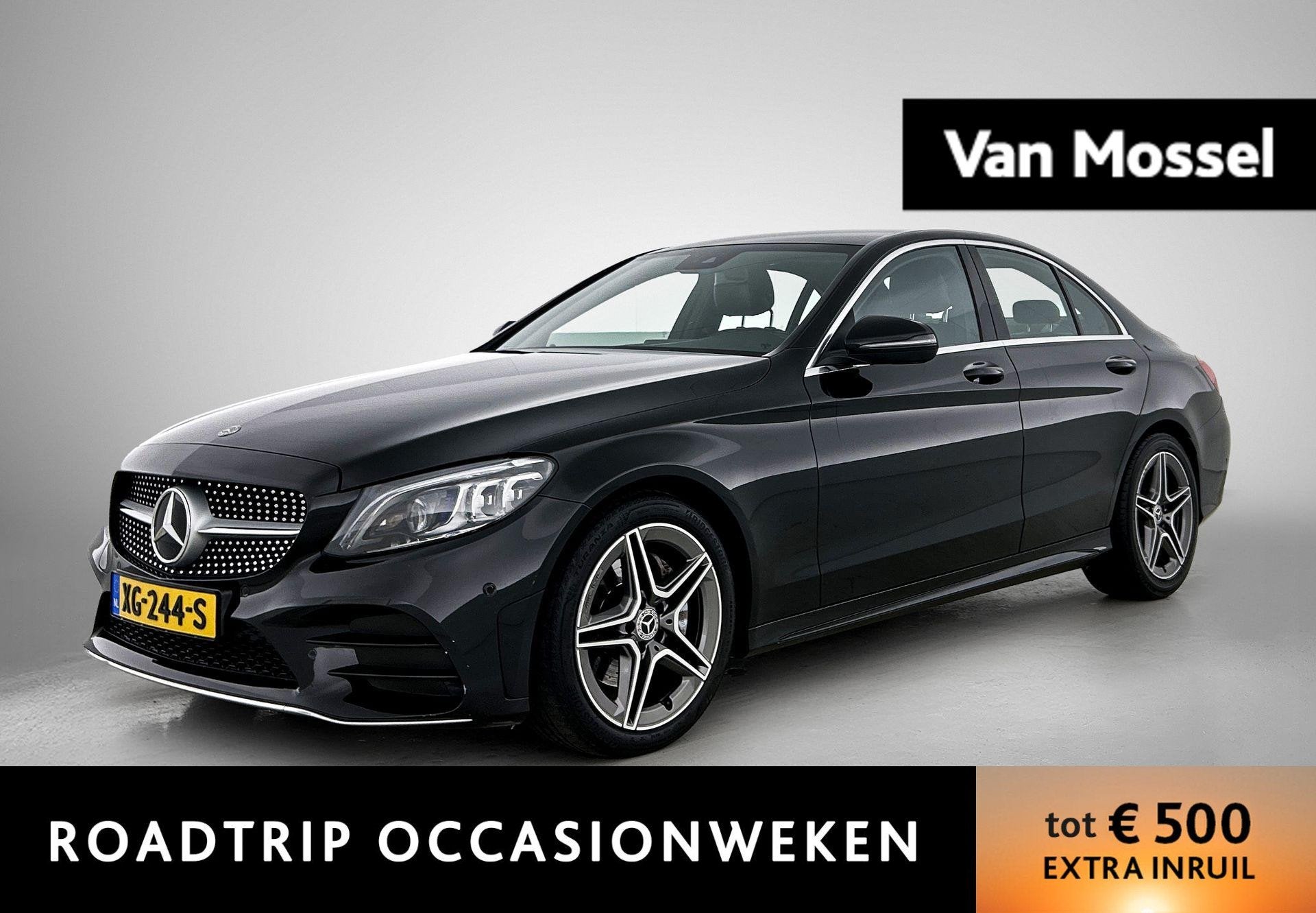 Mercedes-Benz C-klasse 200 Business Solution | Automaat | Ap, Auto's, Automaat, 12 maanden, 4 cilinders, Leder en Stof