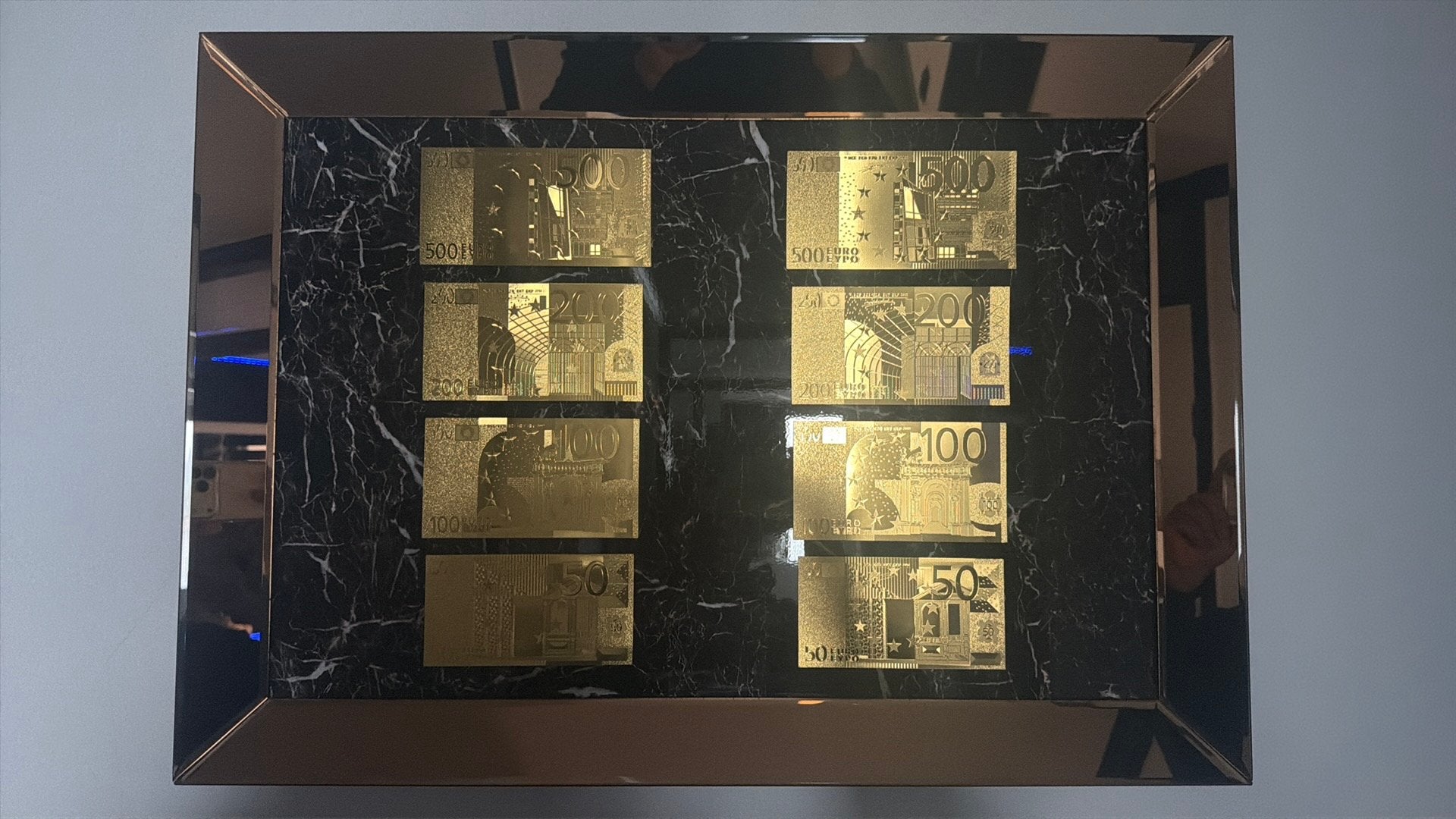 Muurdecoratie Schilderij Brons Biljet, Ophalen