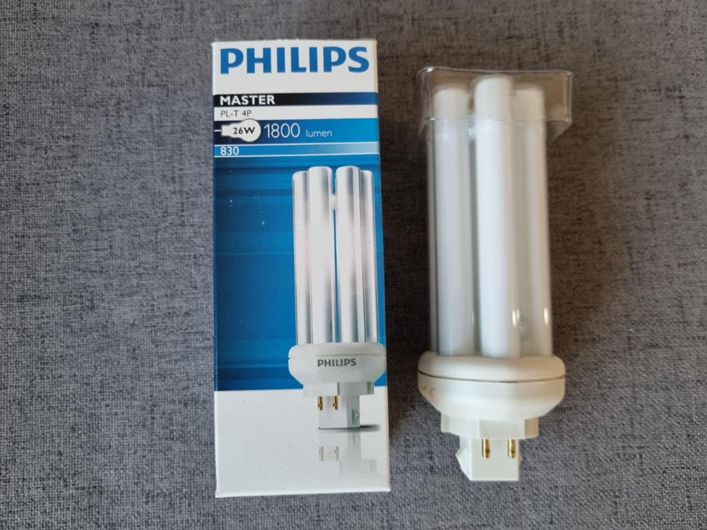 10x Philips Master PL-T  4p / 26 Watt, warm wit nieuw, Ophalen of Verzenden, Nieuw, Overige fittingen, Overige typen