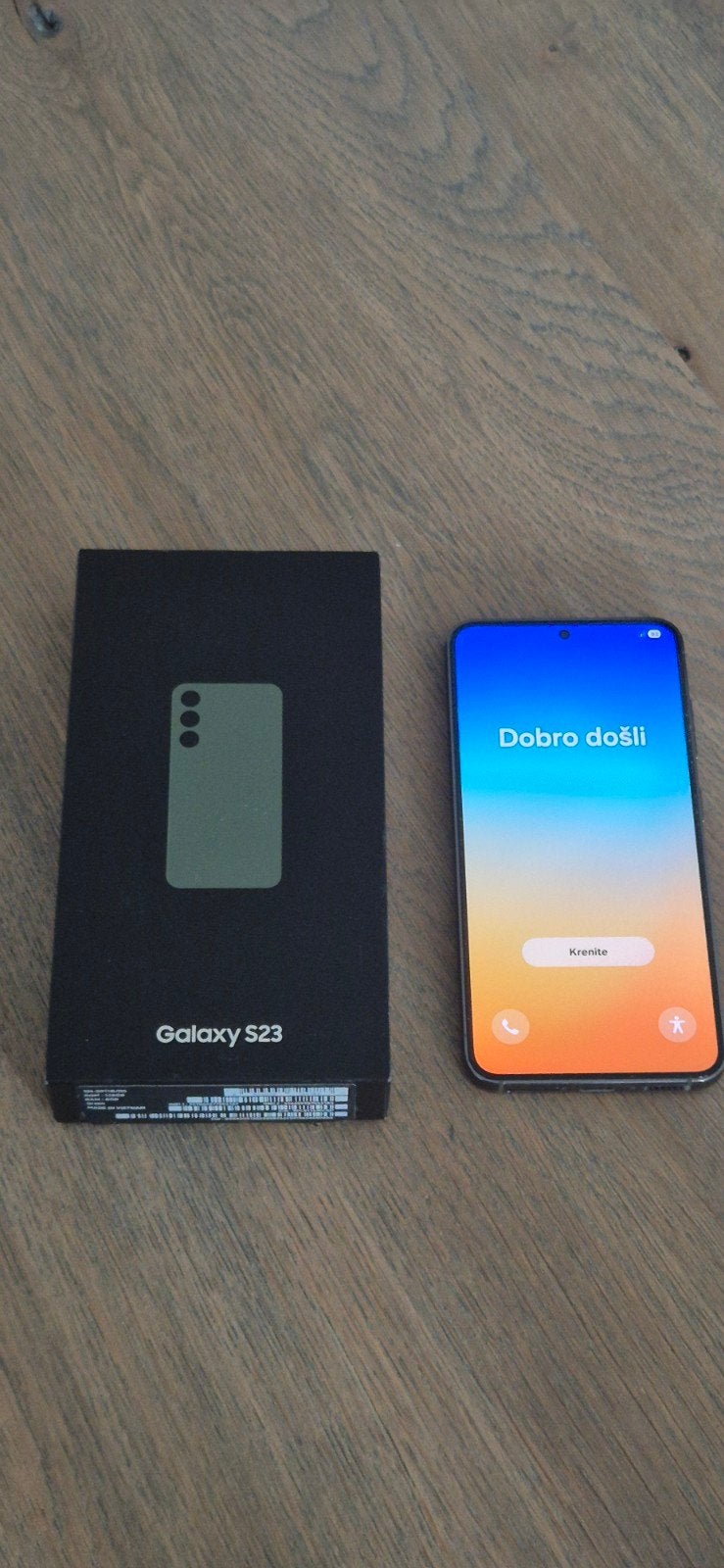 Samsung Galaxy S23 Groen 128 GB nieuwstaat, Overige kleuren, Touchscreen, Ophalen of Verzenden, Zo goed als nieuw
