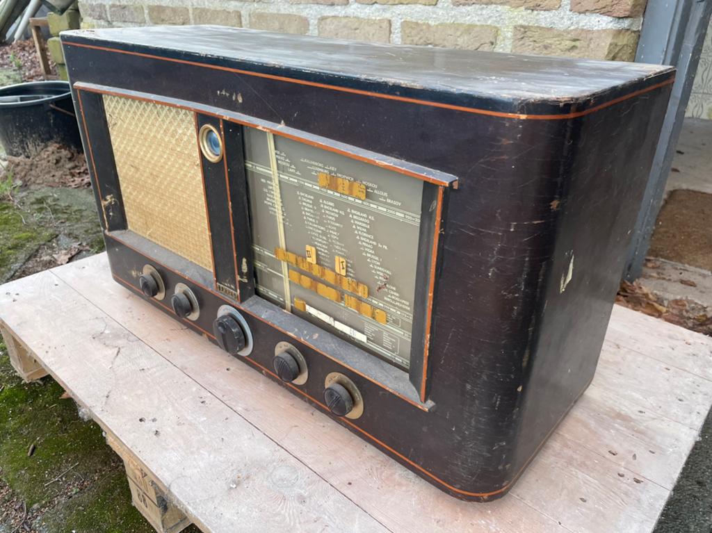 Oude radio Erres KY509 uit 1950, Ophalen of Verzenden