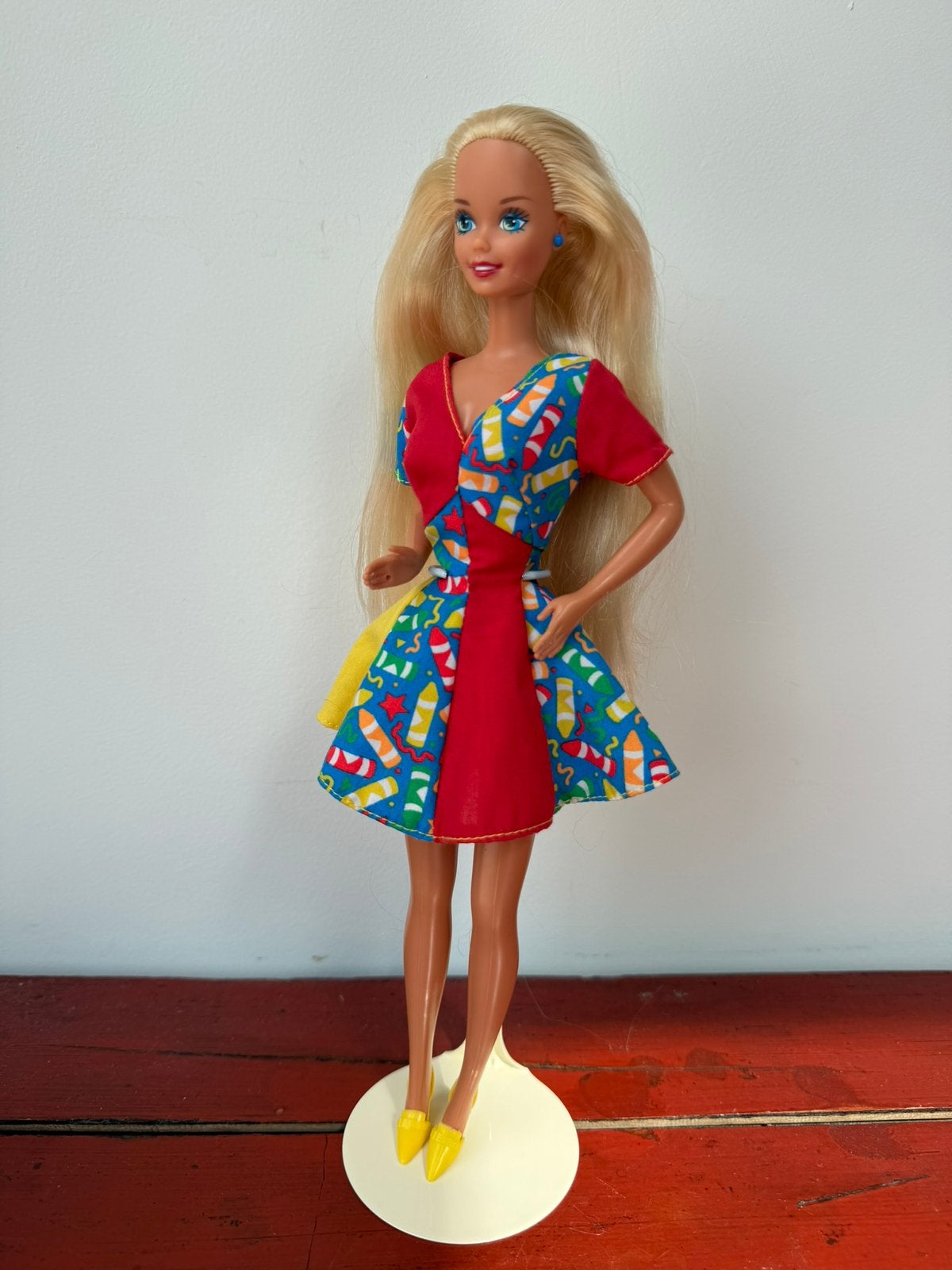 VINTAGE Baywatch Barbie, Msttel 1994, Ophalen of Verzenden, Zo goed als nieuw, Kleertjes
