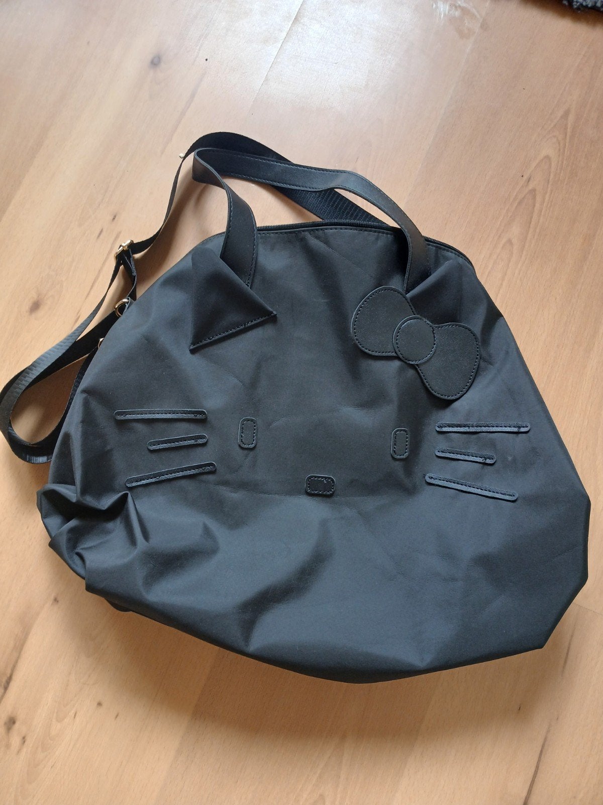 Zwarte Hello Kitty tas - Schoudertas/Handtas, Ophalen of Verzenden, Nieuw, Zwart, Handtas