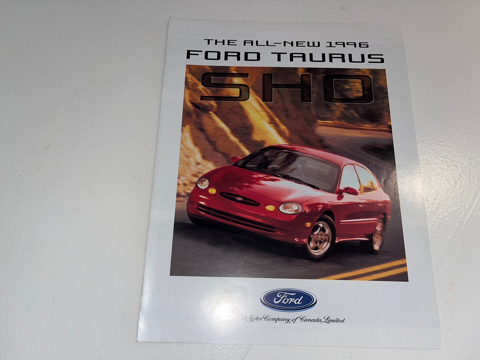 Folder Ford Taurus SHO 1996, Ophalen of Verzenden, Zo goed als nieuw