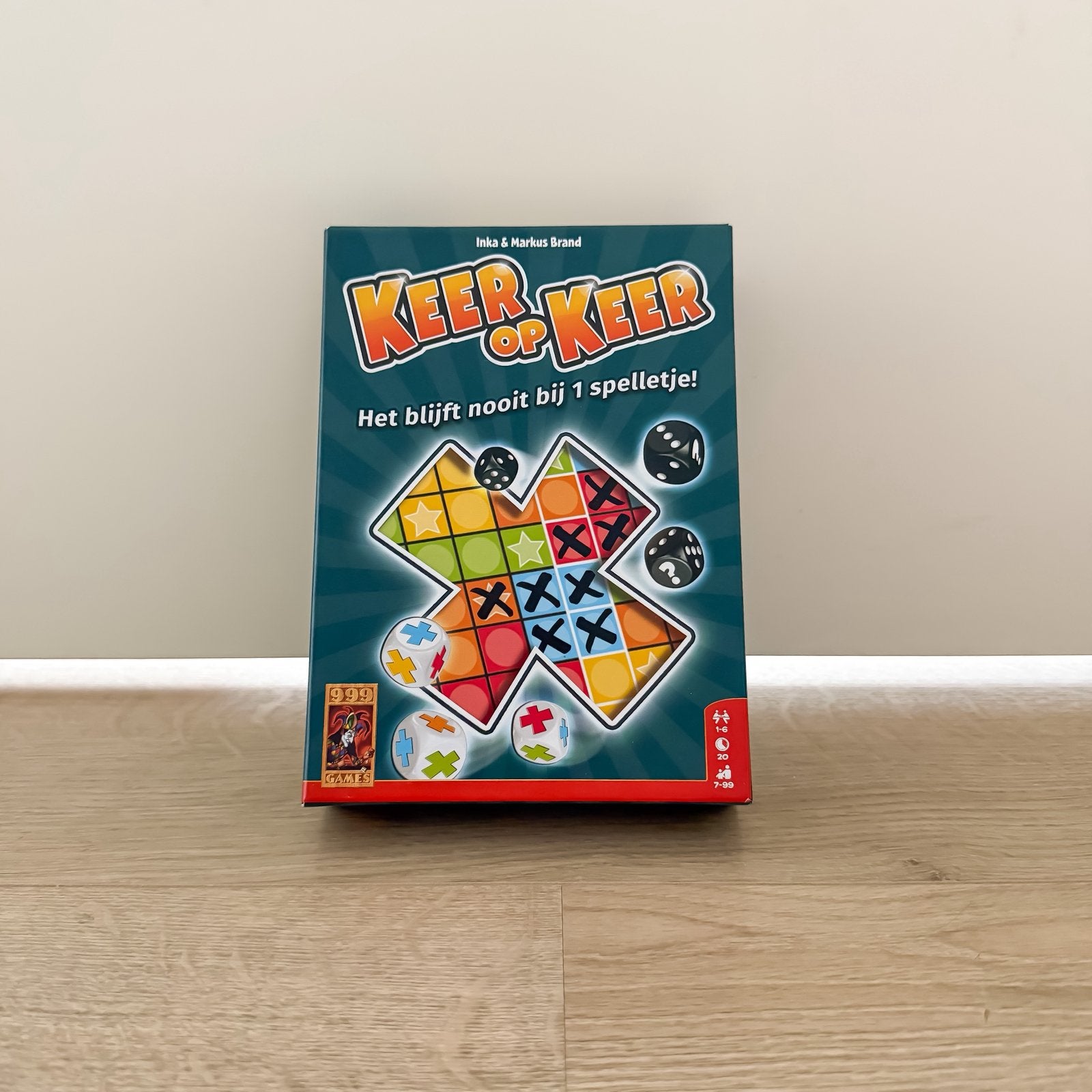 999 GAMES KEER OP KEER Familiespel – nieuw in verpakking, Vijf spelers of meer, Ophalen, Nieuw