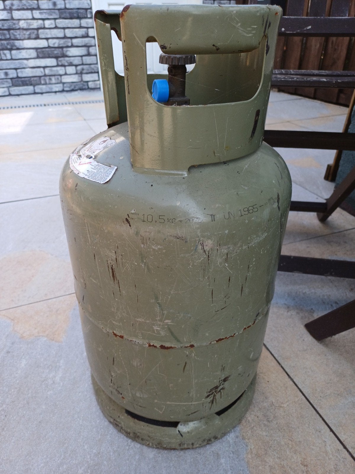 Gasfles 10.5 kg - Ideaal voor BBQ of terrasverwarmer, Ophalen, Gebruikt