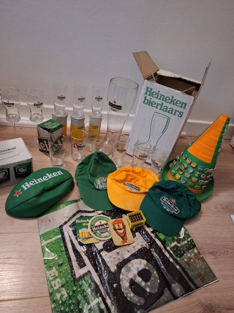 Grote collectie Heineken merchandise, Ophalen of Verzenden, Zo goed als nieuw, Overige typen