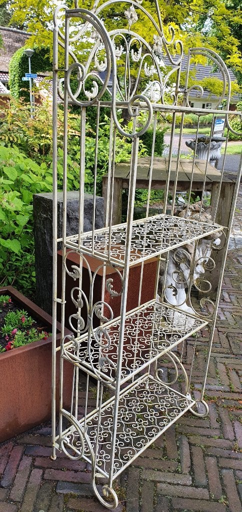 PLANTENREK / ETAGERE / METAAL / 170 CM HOOG, Nieuw, Metaal, Info@huisentuindecoratiemarie.nl, Huis en tuin decoratie marie