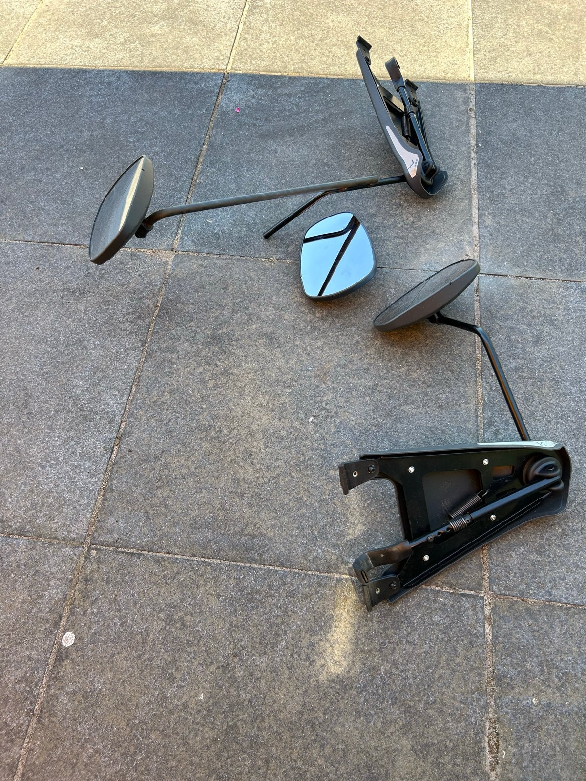 Universele caravanspiegels (set van 2), Ophalen, Gebruikt
