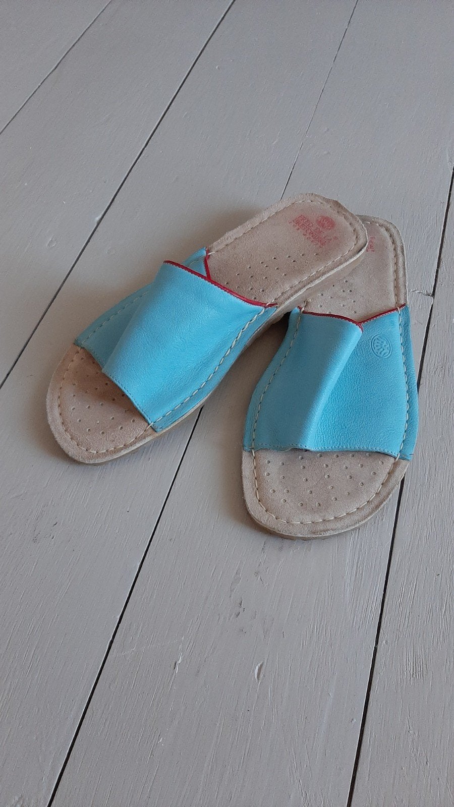 Fred de la Bretoniere slippers maat 42, Slippers, Fred de la Bretoniere, Blauw, Ophalen of Verzenden