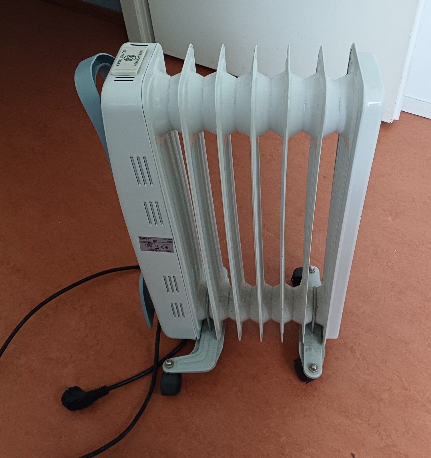 Eurom RAD 1500 Oliegevulde Radiator - 1500W, Gebruikt, Radiator, Minder dan 60 cm, Ophalen of Verzenden
