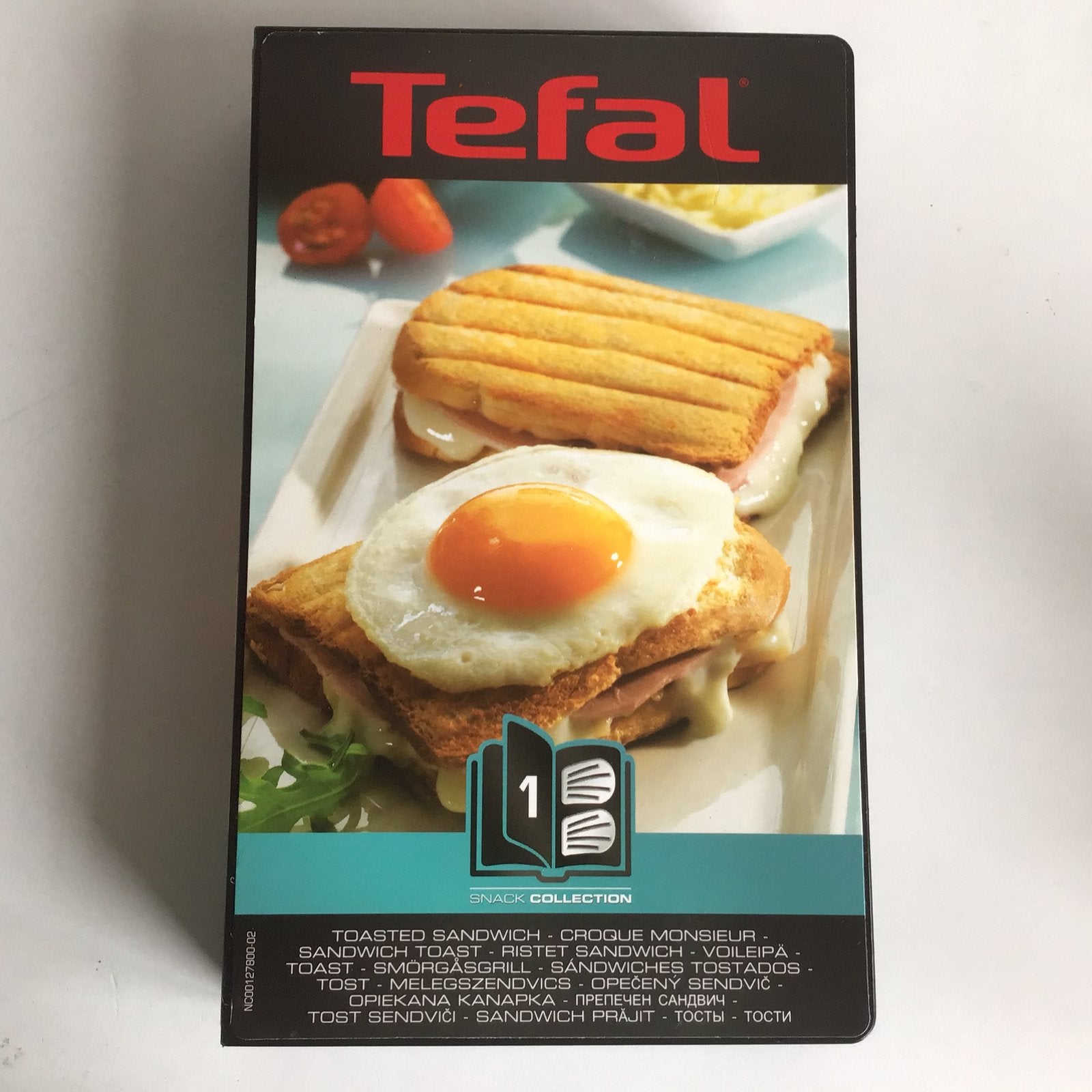 Tefal SW854D Snack Collection tostiplaat tosti nr 1 - NIEUW, Ophalen of Verzenden, Uitneembare platen, Nieuw