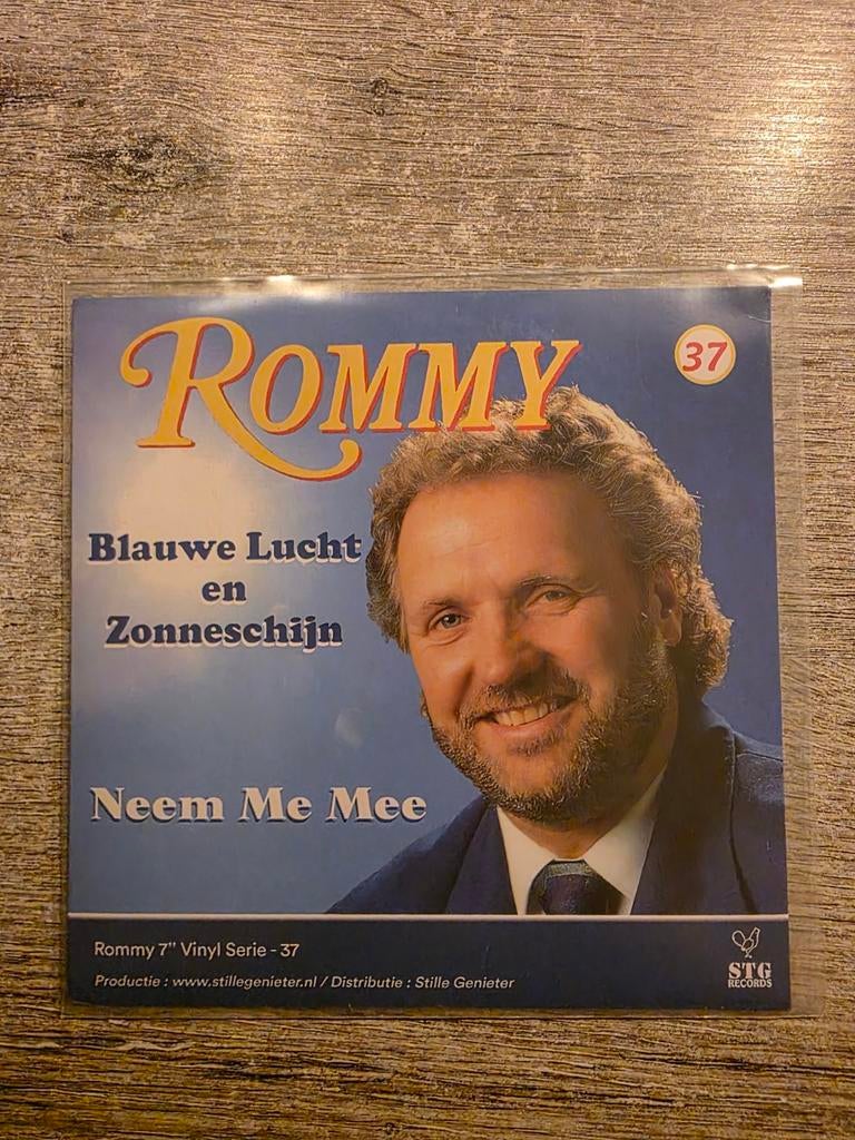 7″ – Rommy – Blauwe Lucht En Zonneschijn / Neem Me – Deel 37, Cd's en Dvd's, Vinyl | Nederlandstalig, Ophalen of Verzenden, 7 inch