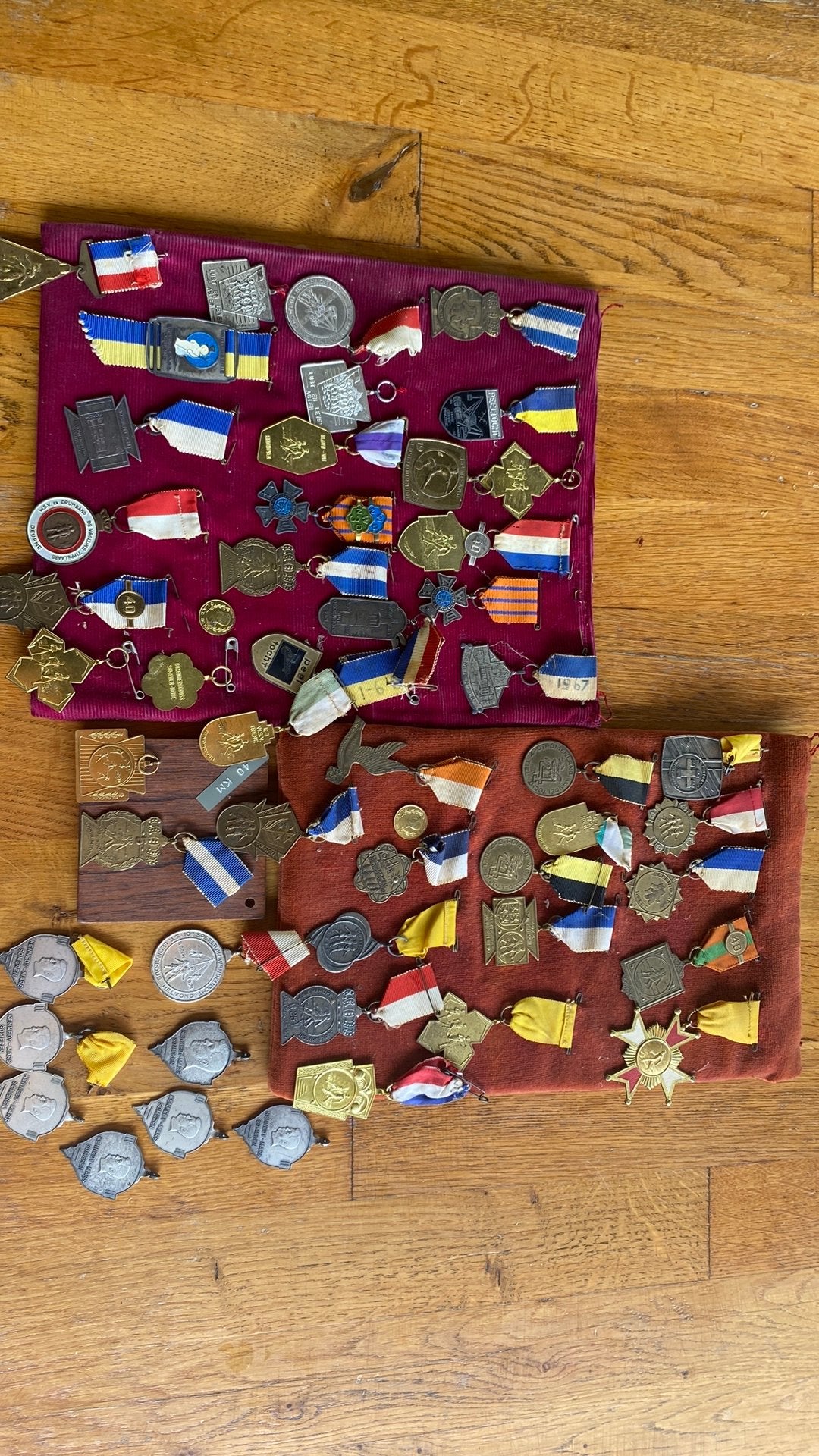 Verzameling medailles oa kennedymars zilver  jaren 60-70, Ophalen of Verzenden, Zilver