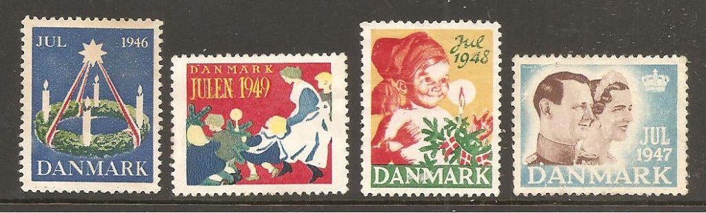 Denemarken 4 Julen zegels, Verzenden, Overige thema's