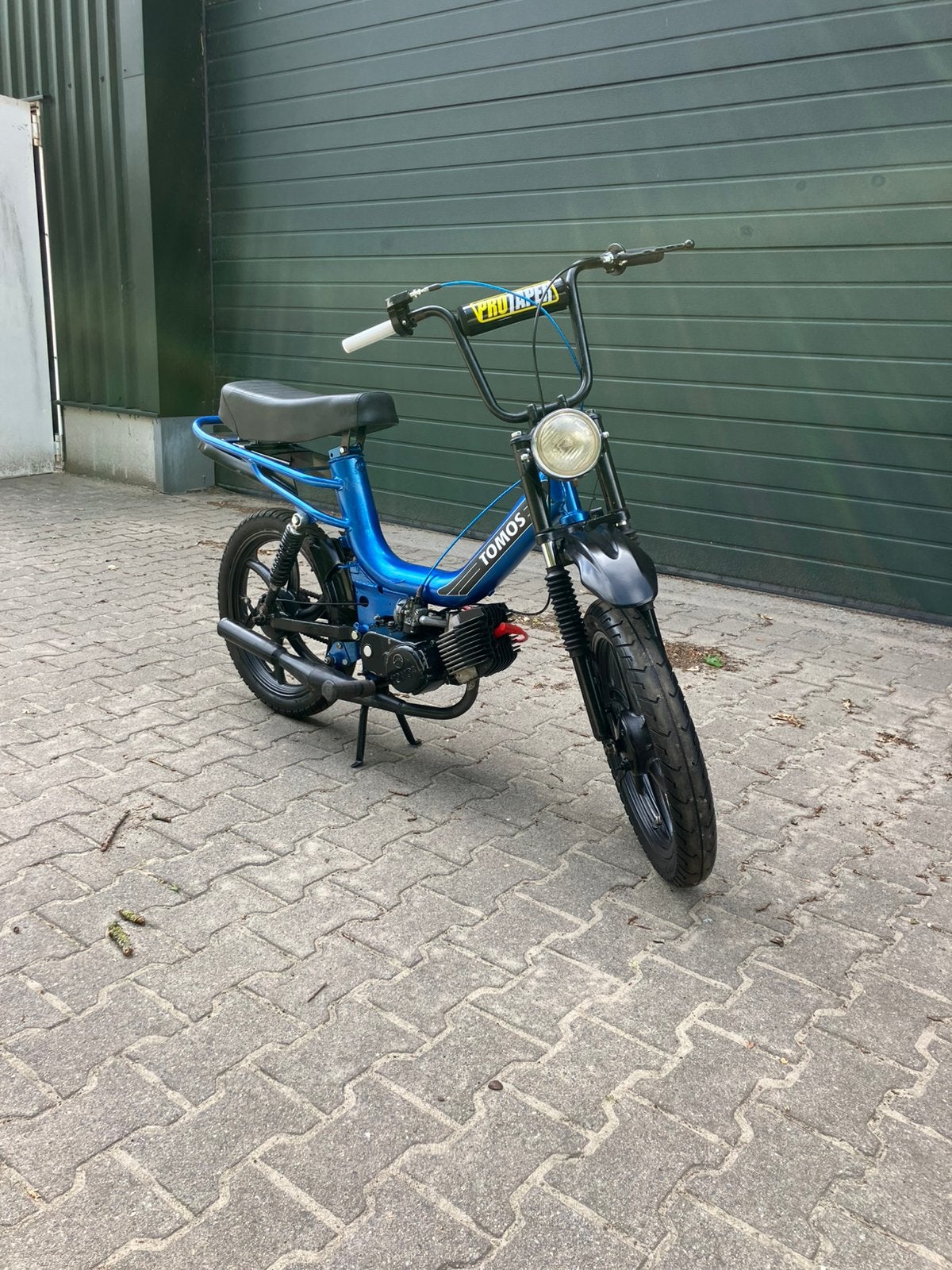 Tomos flexer blauw kenteken, Ophalen, 65 cc, Zo goed als nieuw, 2 versnellingen