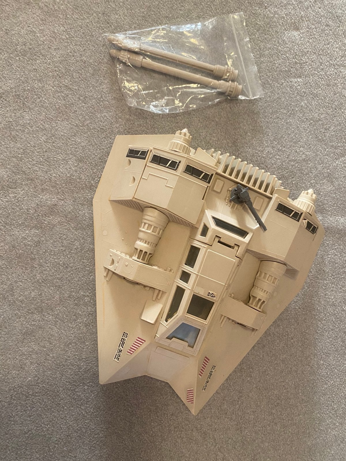 Vintage Star Wars Snowspeeder Kenner jaren 80, Verzamelen, Star Wars, Ophalen of Verzenden, Gebruikt, Actiefiguurtje