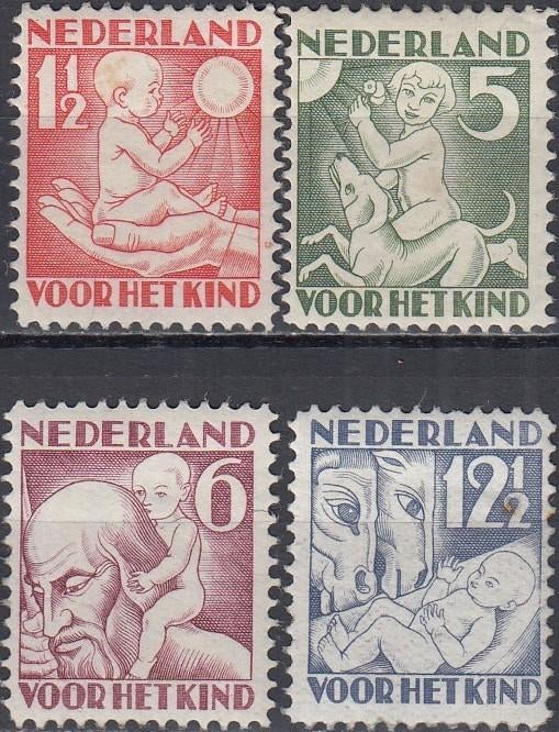 Nederland- 2.29- 1930- Kinderzegels- Seizoenen-- P, Verzenden, T/m 1940, Postfris