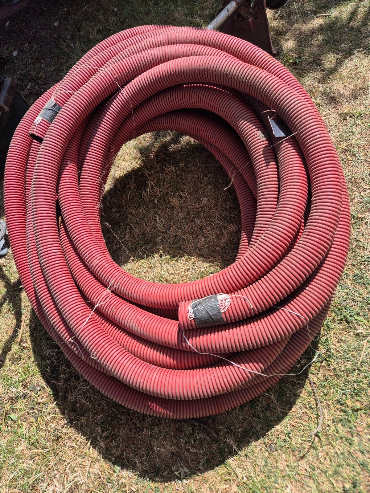 Mantelbuis restant +- 10mtr. 40mm Teab, Ophalen, Pvc, 6 meter of meer, Overige typen