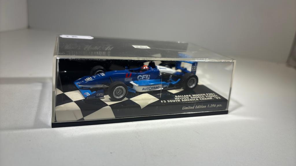 F3 Dallara mugen f301 nelson angelo piquet minichamps 1.43, Auto, Ophalen of Verzenden, MiniChamps, A